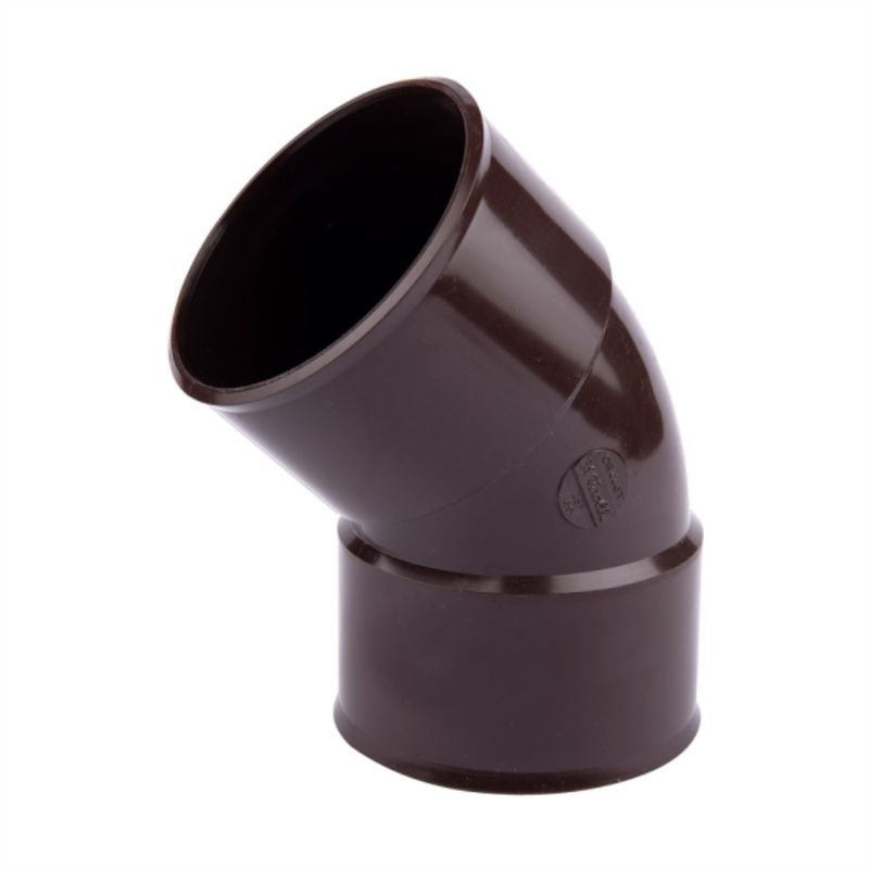 VINILIT - Codo 45° H-H tubo bajada marron