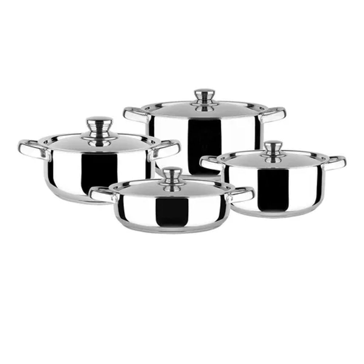 GENERICO - Juego de batería de cocina de 8 piezas marca Doral