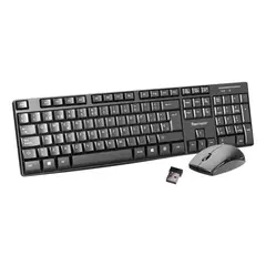 TECMASTER - Teclado Y Mouse Inalámbrico 1200dpi Tm-100512