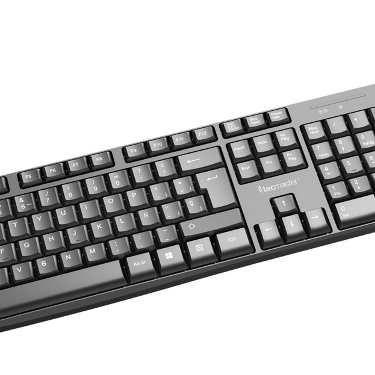 TECMASTER - Teclado Y Mouse Inalámbrico 1200dpi Tecmaster Tm-100512