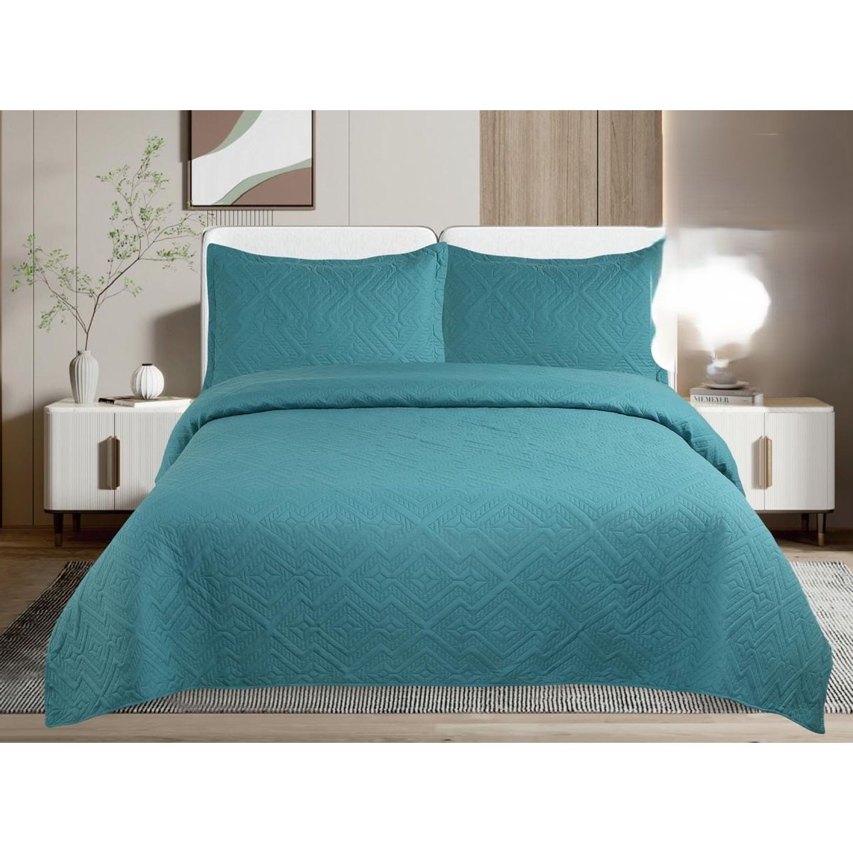 GENERICO - COBERTORES DE VERANO QUILTS HERMOSOS COLORES