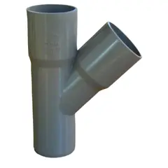 HOFFENS - Vee PVC sanitario gris 110x50mm