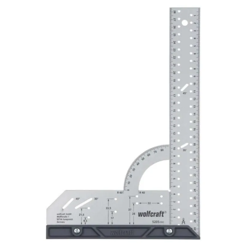 WOLFCRAFT - Escuadra universal 30cm