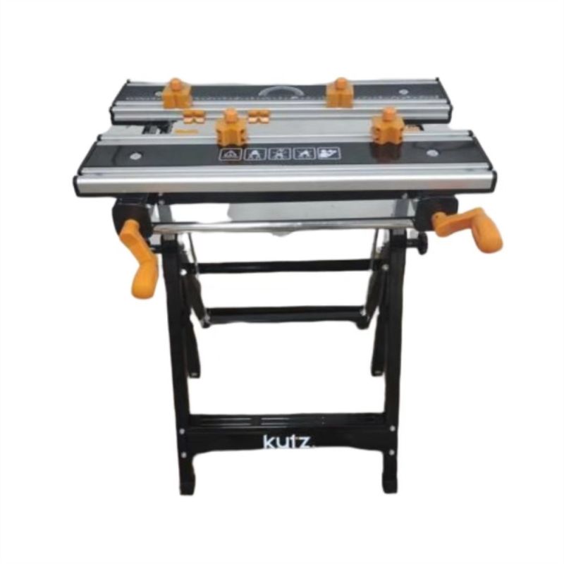 KUTZ - Banco de trabajo plegable aluminio 600x580x77-107mm