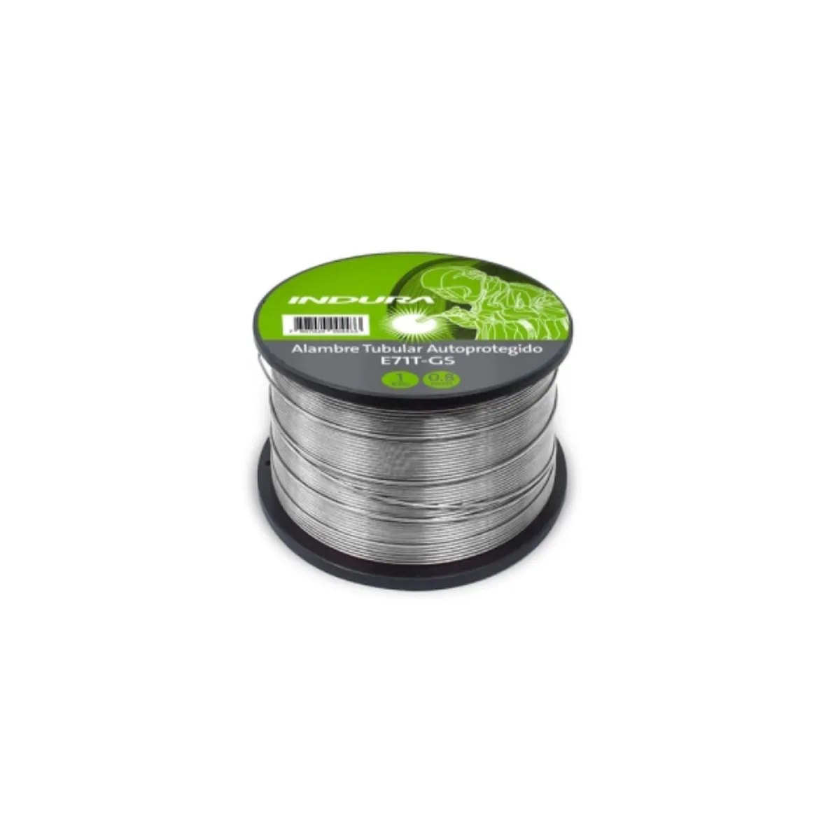 Alambre soldar tubular e71t-gs 0,9mm 1kg indura, marca INDURA - Foto Principal