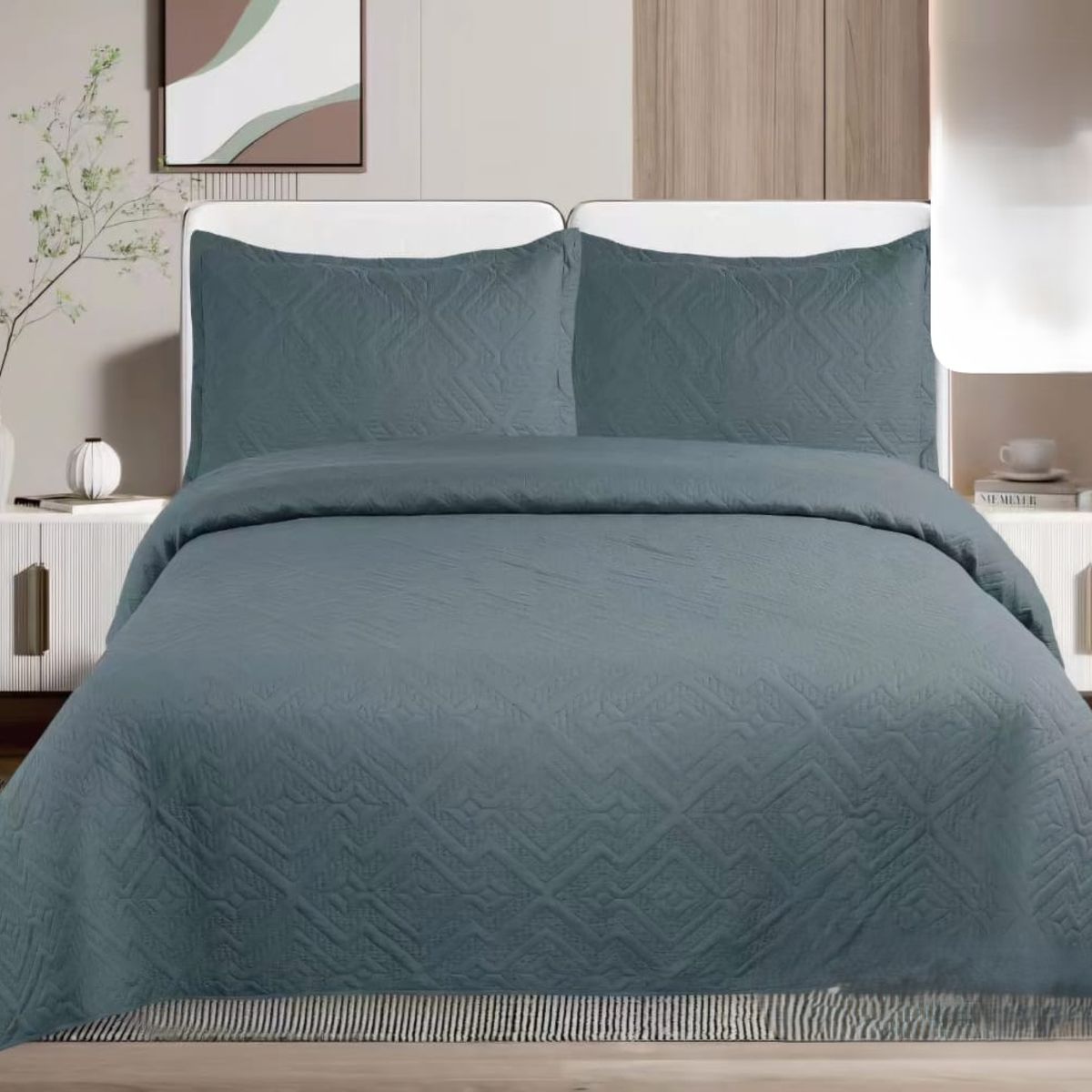 GENERICO - COBERTORES DE VERANO QUILTS HERMOSOS COLORES