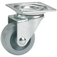 KUTZ - Rueda giratoria 30mm plástico 15kg