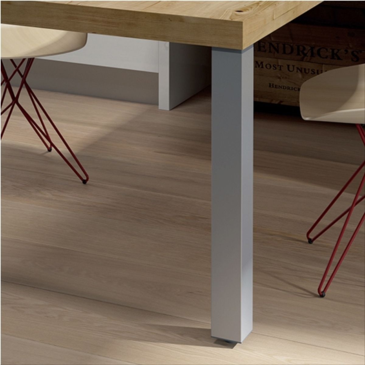 KUTZ - Pata aluminio teus 710mmx60mm anod. mate