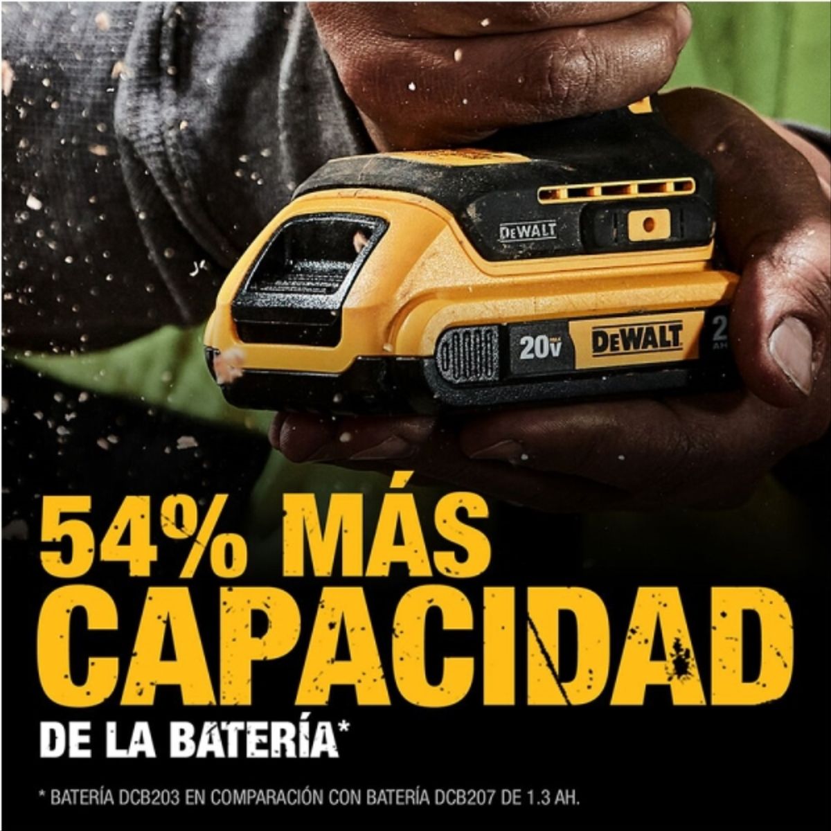 DEWALT - Taladro percutor 13mm 20v 2 baterias + cargador dcd7781d2