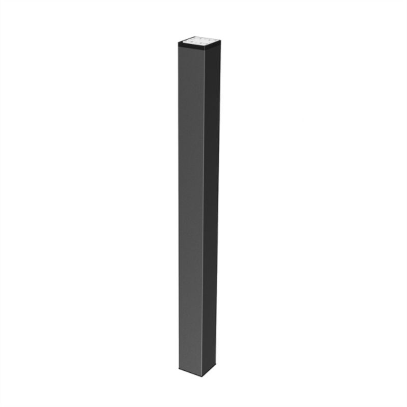 KUTZ - Pata aluminio teus 710mmx60mm negro mate
