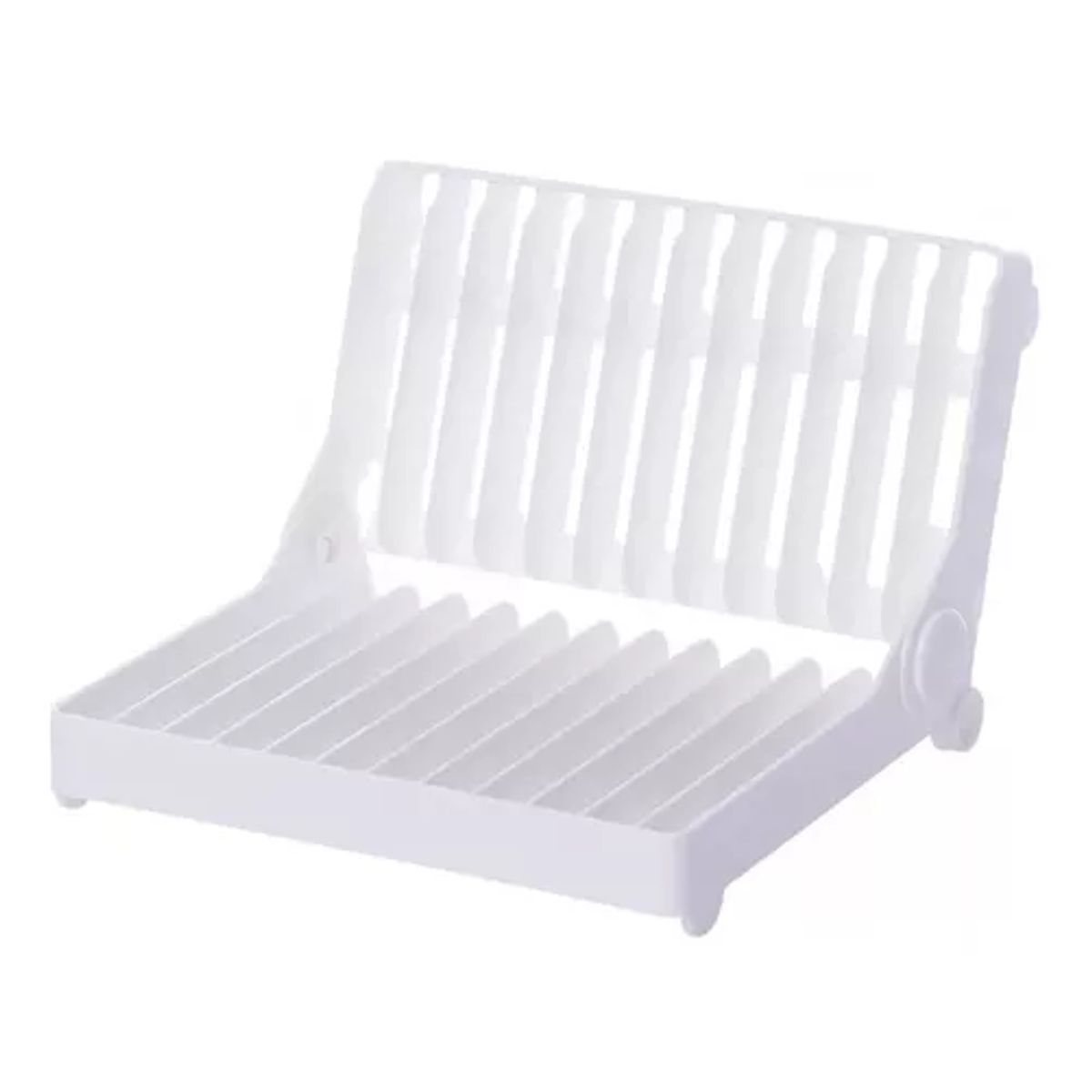 GENERICO - Secaplatos escurridor plegable organizador de cocina color blanco