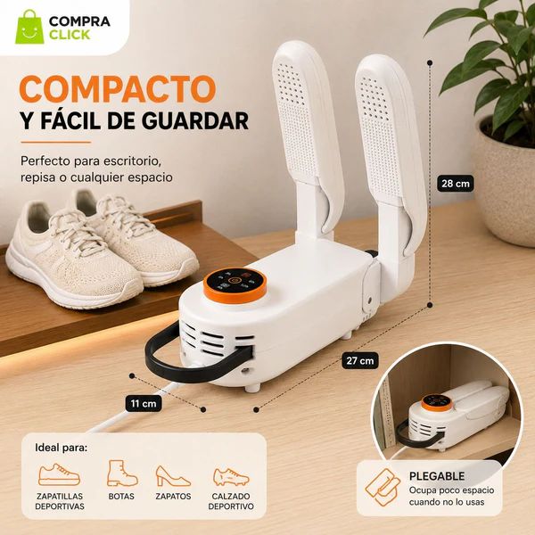 MOVI Secador De Zapatos Portatil Con Luz Uv