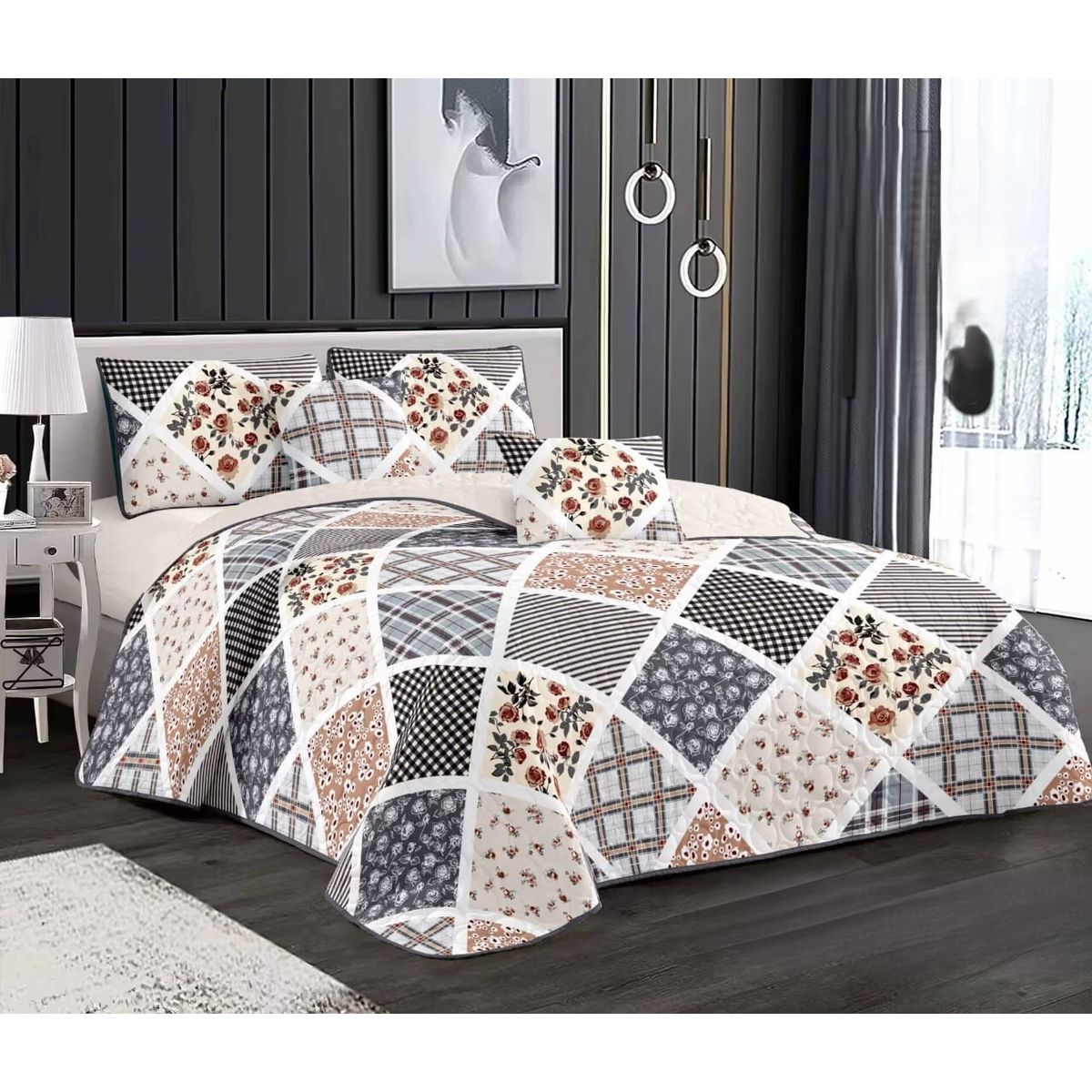 GENERICO - COBERTORES DE VERANO QUILTS HERMOSOS COLORES