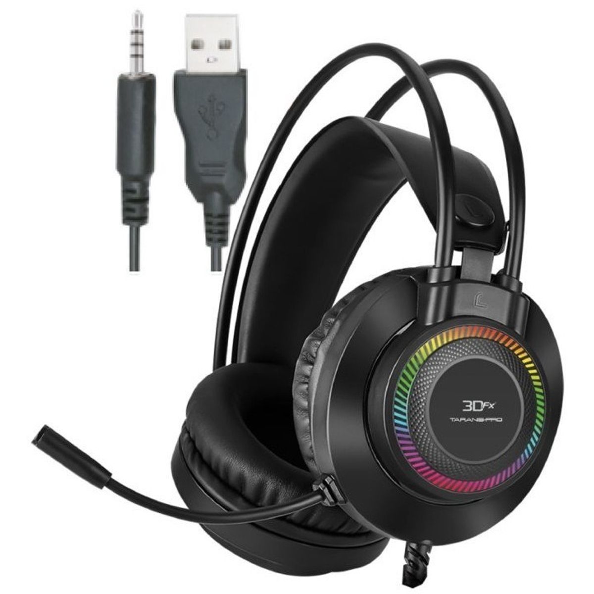 3DFX - Kit Gamer 3dfx Taranis Pro 4 En 1 Led Rgb 9093