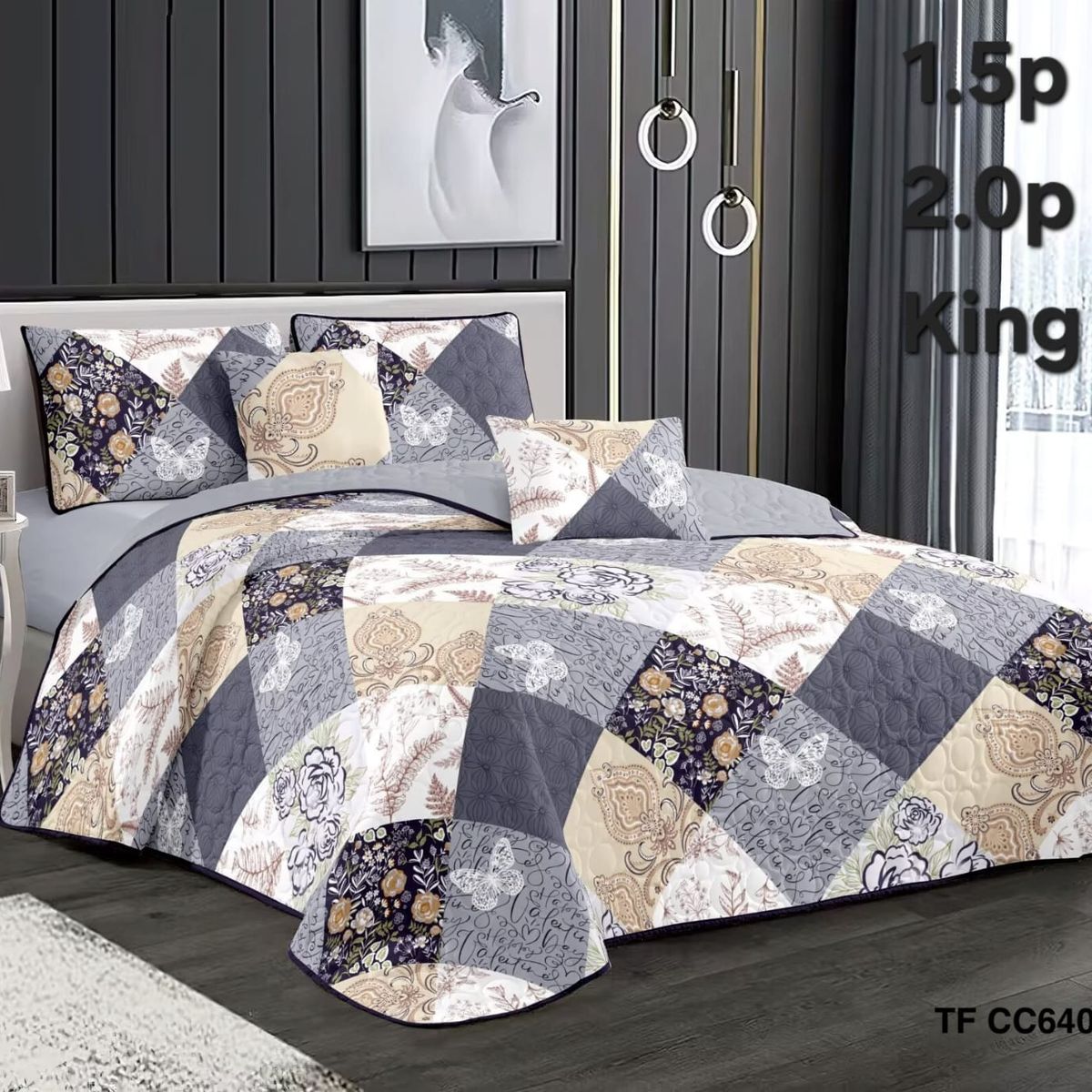 GENERICO - COBERTORES DE VERANO QUILTS HERMOSOS COLORES