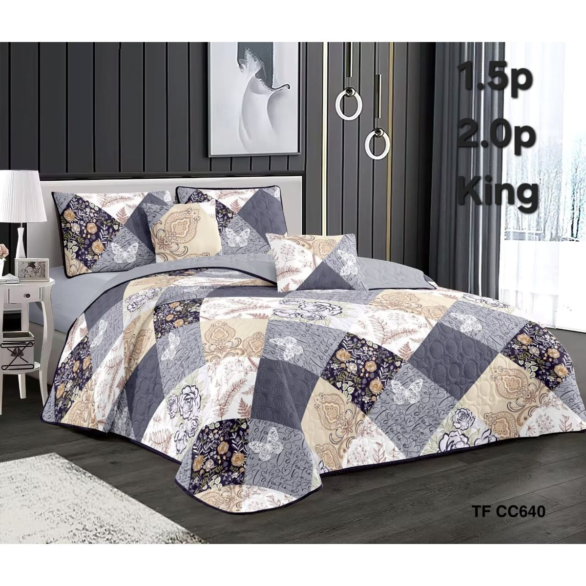 GENERICO - COBERTORES DE VERANO QUILTS HERMOSOS COLORES