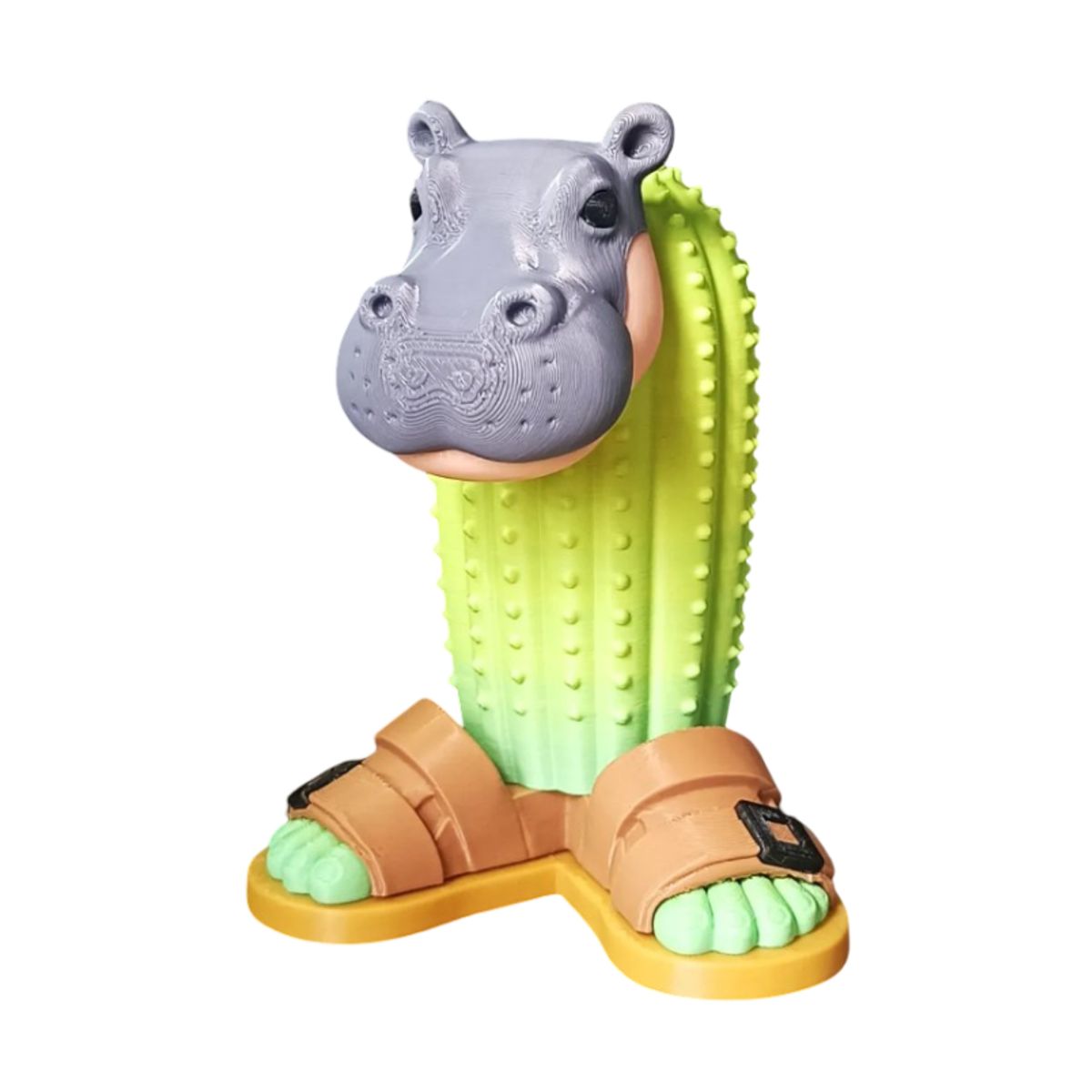 GENERICO - Juguete Italian Brainrot Articulado - il Cacto hipopotamo