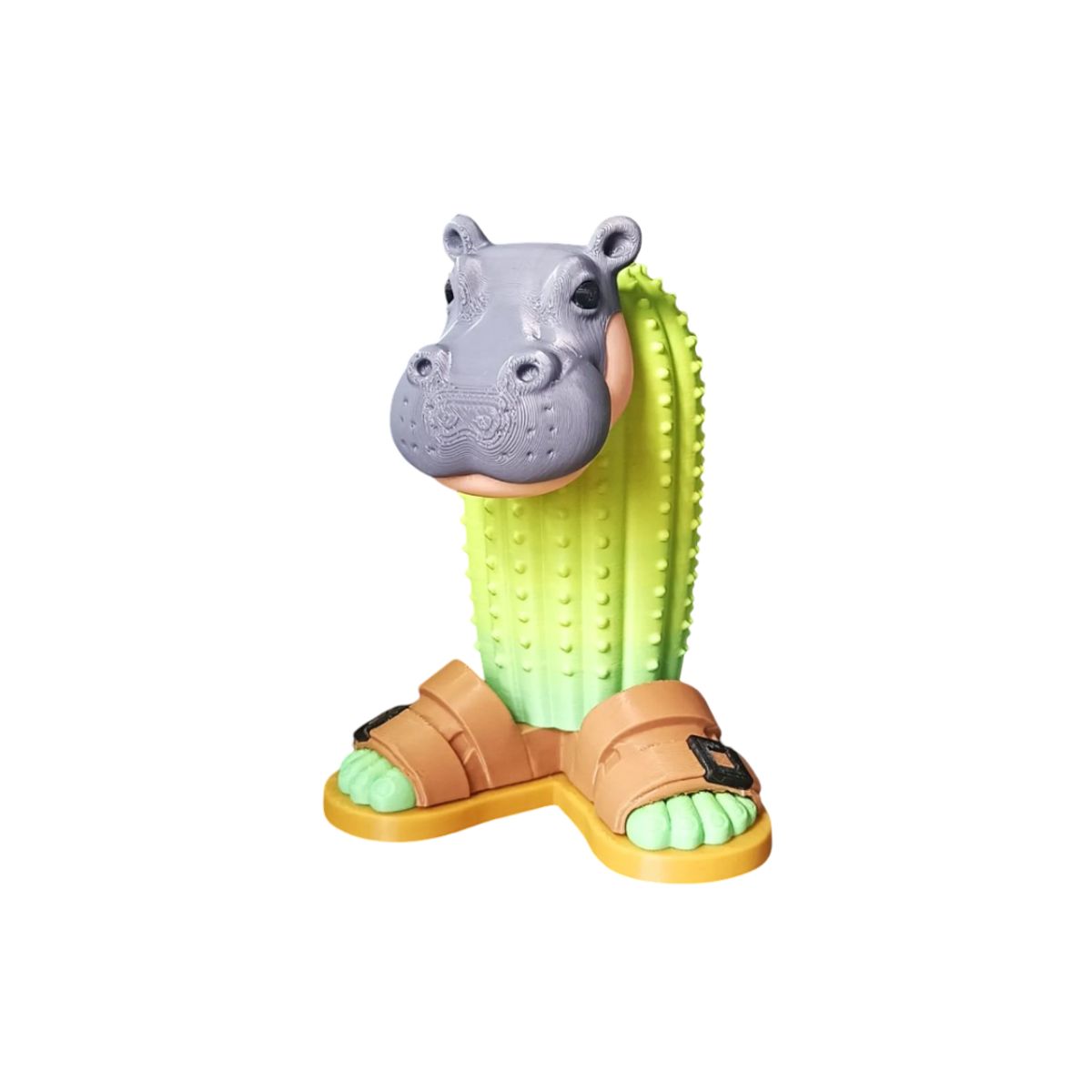 GENERICO - Juguete Italian Brainrot Articulado - il Cacto hipopotamo