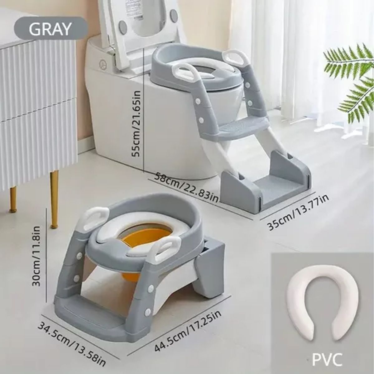 GENERICO - Pelela asiento adaptador cescalera para inodoro 31 niños