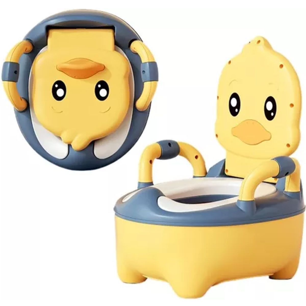 GENERICO - Pelela bacinica pato para bebé niño o niña