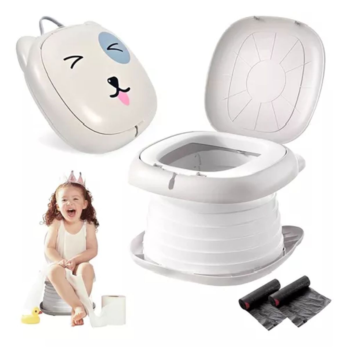 GENERICO - Pelela baño portátil para niños aprendizaje tipo WC infantil