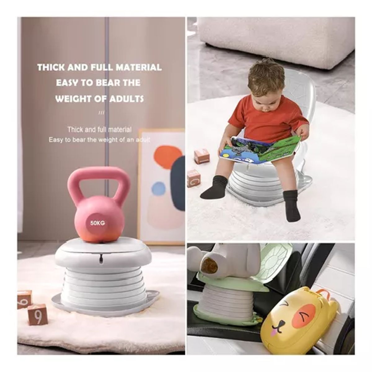 GENERICO - Pelela baño portátil para niños aprendizaje tipo WC infantil