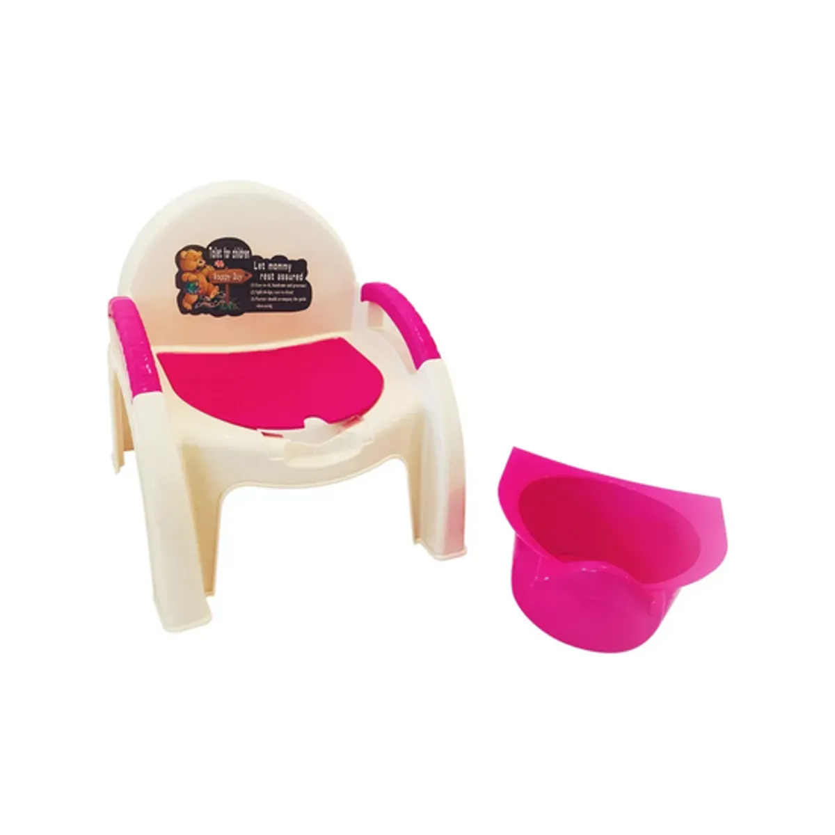 GENERICO - Pelela portátil infantil color rosa.