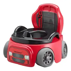 GENERICO - Bacinica entrenador de baño Wheels para niños color rojo