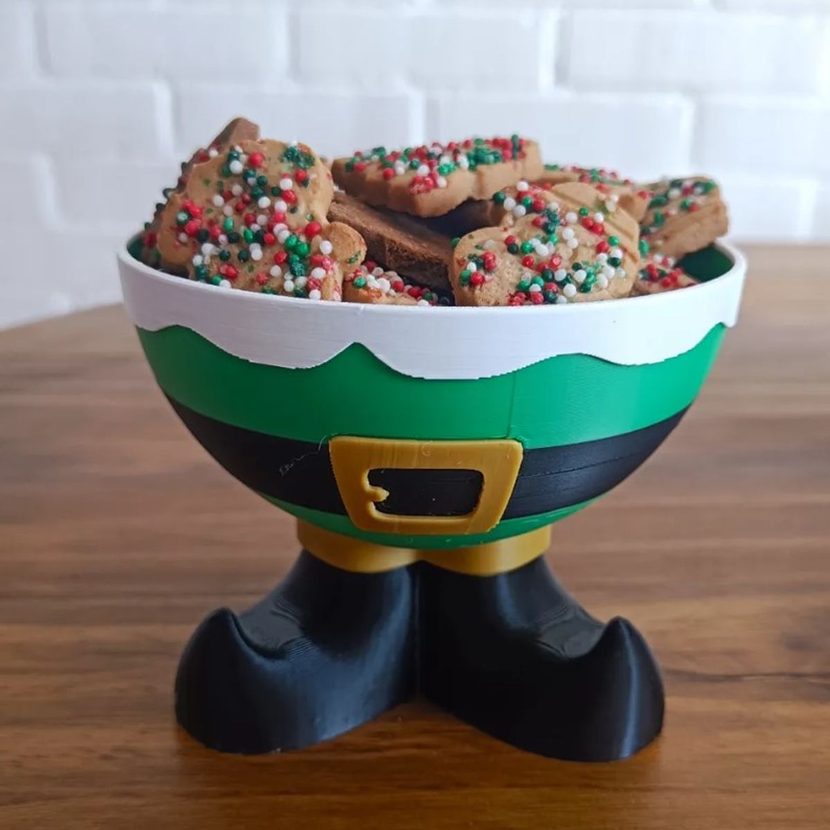 GENERICO - Fuentes navideñas con forma de pies