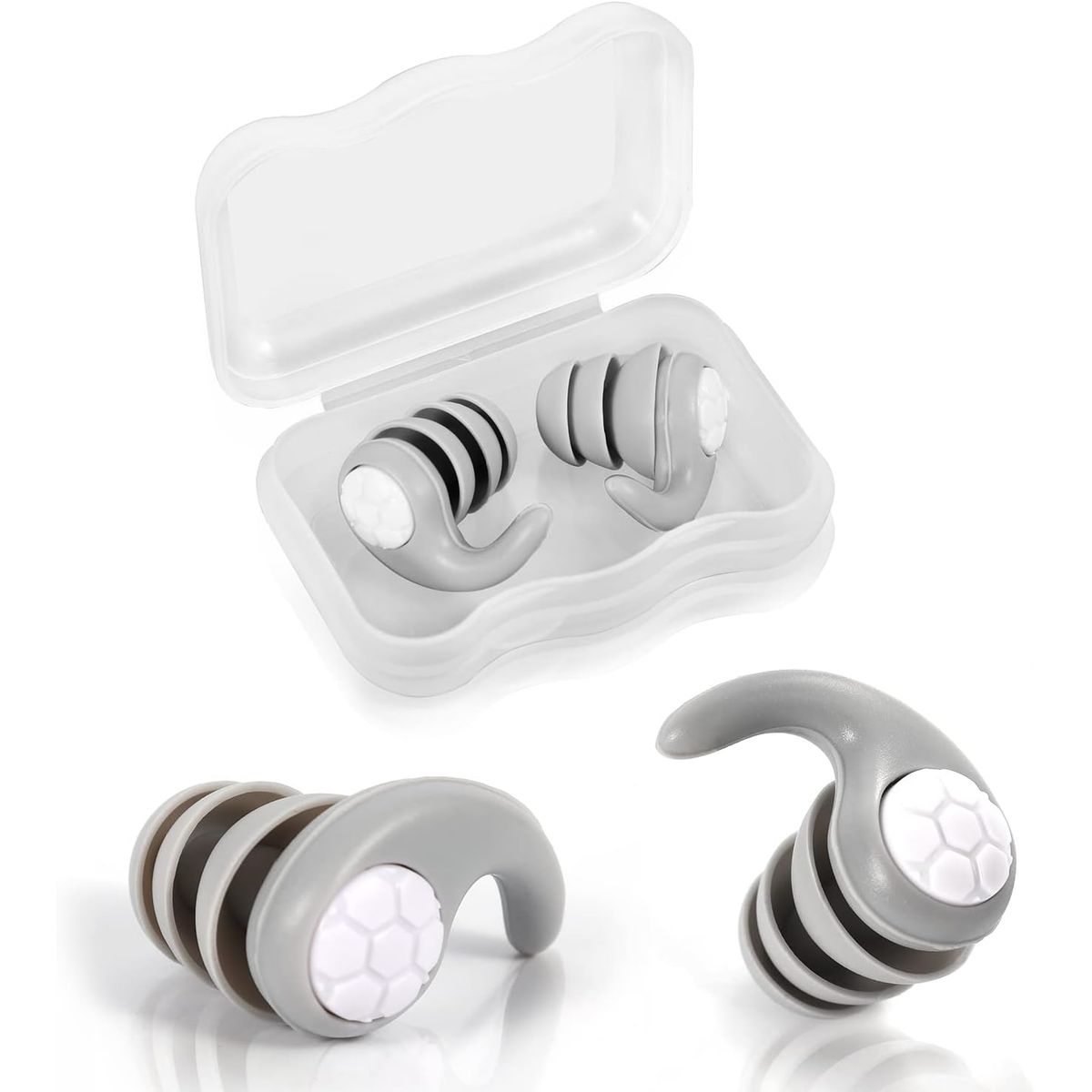 KUANGYE - Tapones Oídos Para Dormir Reduccion Ruido Descanso Trabajo
