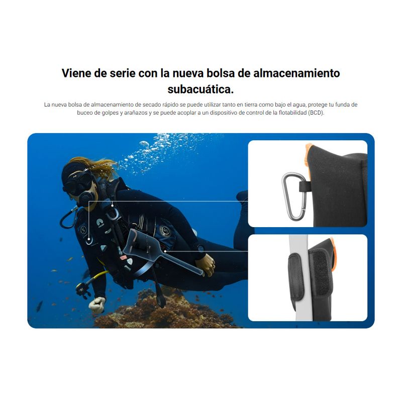 INSTA 360 - Insta360 Funda de buceo invisible para X5