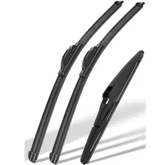 KUANGYE - Set 3 Plumillas Para Toyota Rav4 Limpia Parabrisas 2013-2018
