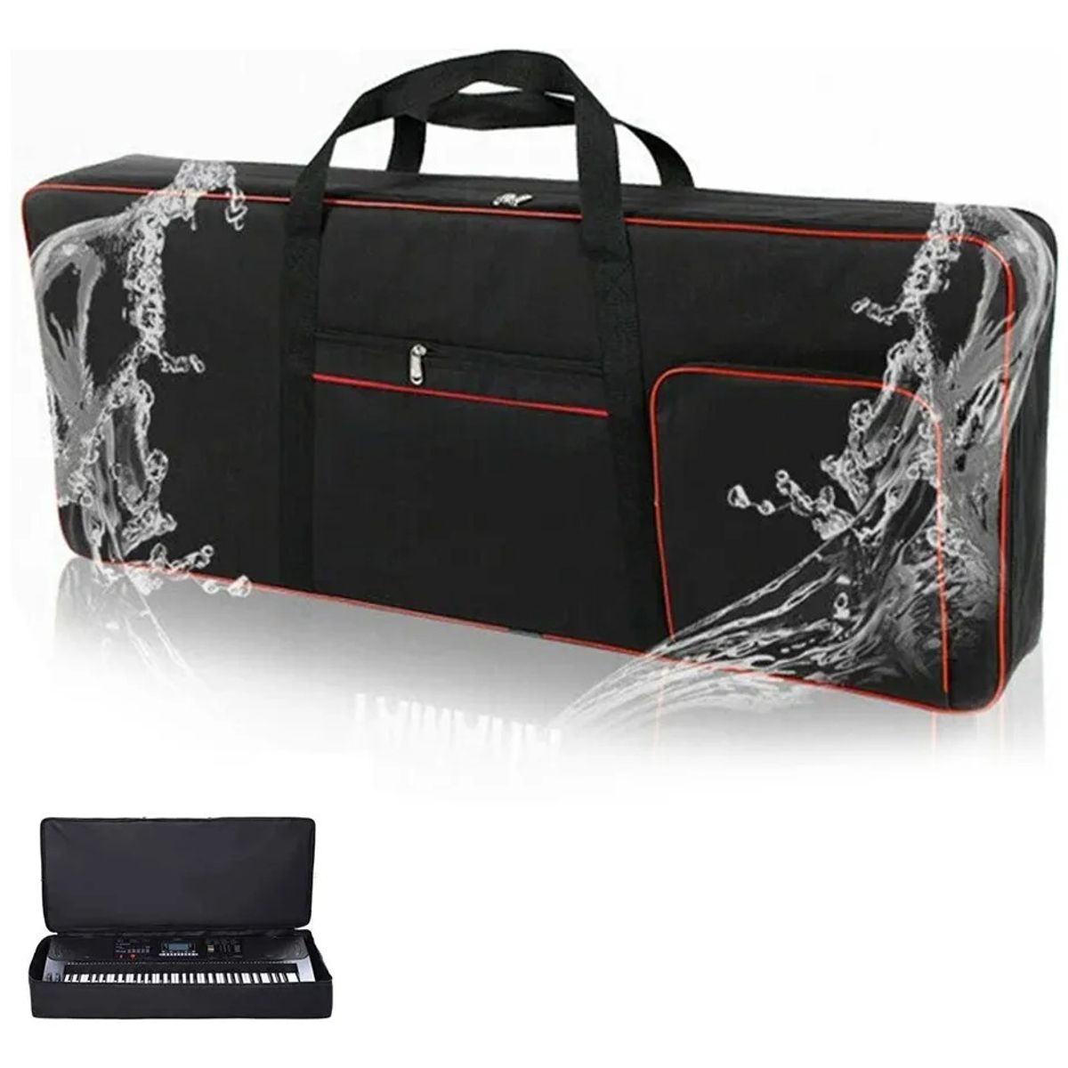 GENERICO - Funda Portátil Para Teclado Musical 61 Teclas Impermeable