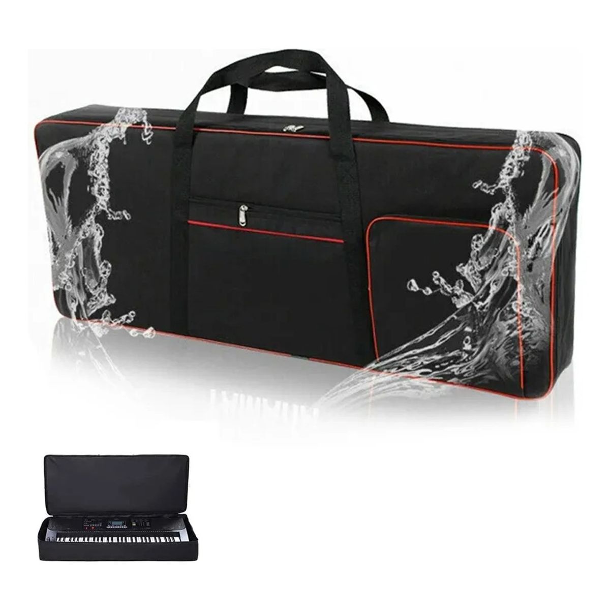 GENERICO - Funda Portátil Para Teclado Musical 61 Teclas Impermeable