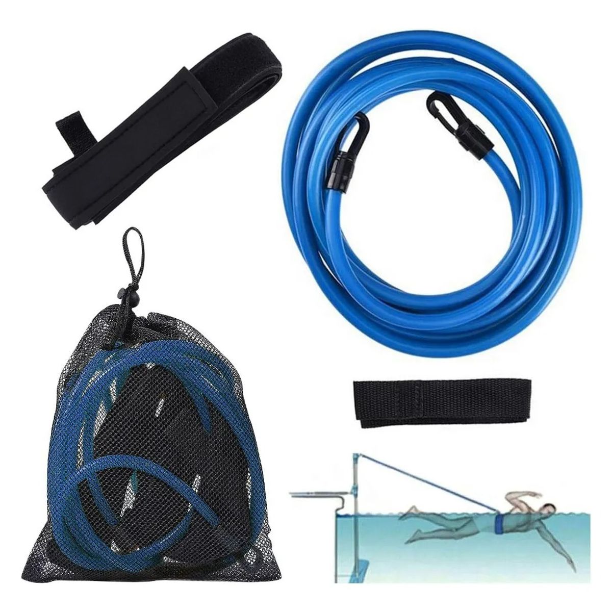 GENERICO - Kit De Natacion Arnés De Entrenamiento Natación Para Piscina