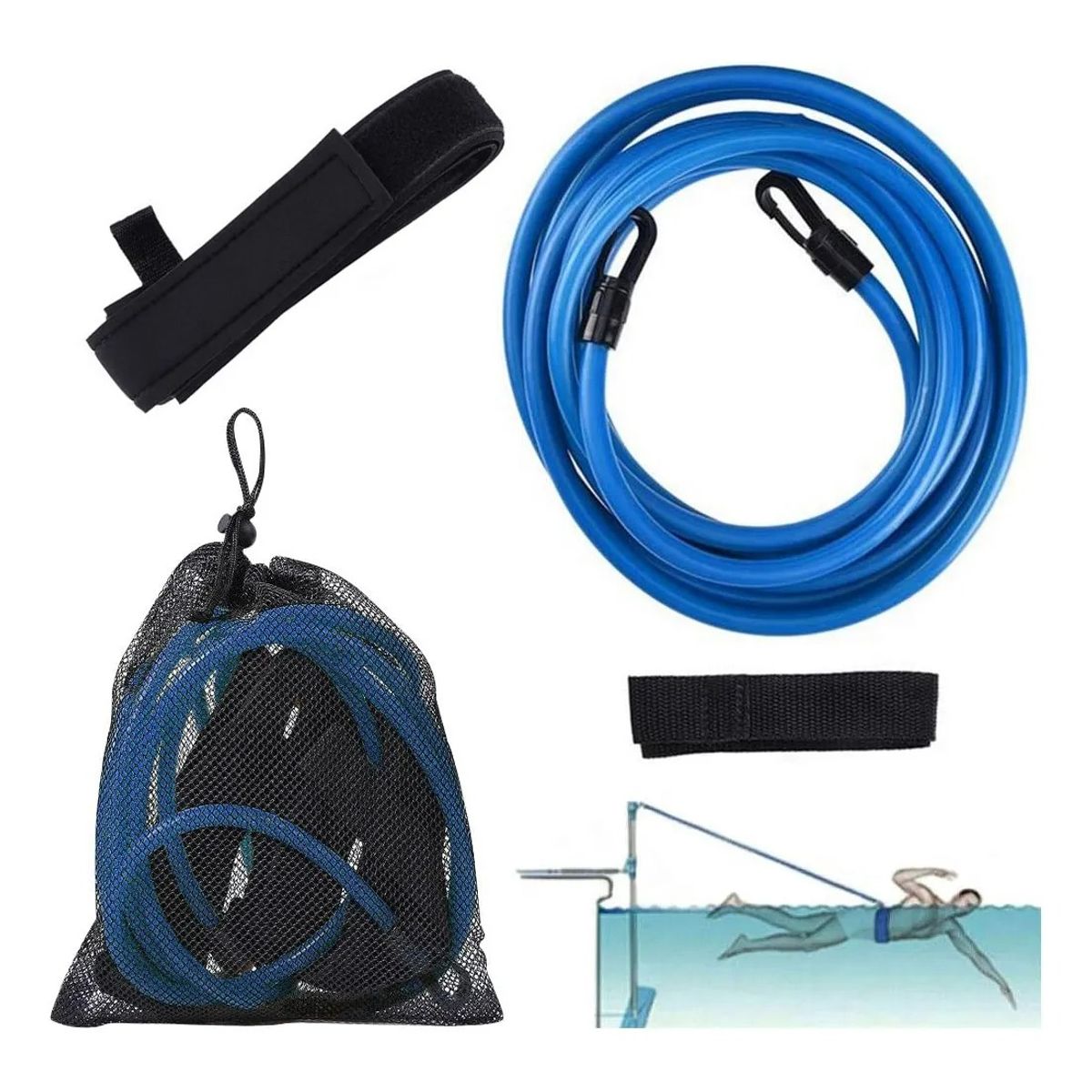 GENERICO - Kit De Natacion Arnés De Entrenamiento Natación Para Piscina