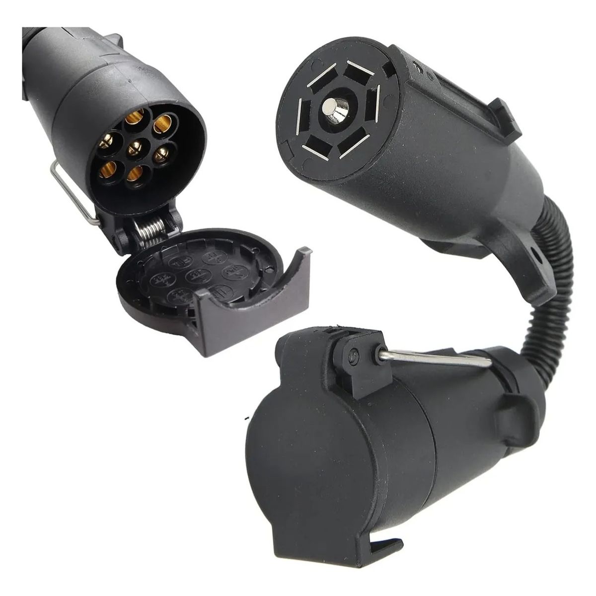 GENERICO - Adaptador Enchufe Vehículo Americano Remolque Europeo