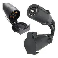 GENERICO - Adaptador Enchufe Vehículo Americano Remolque Europeo