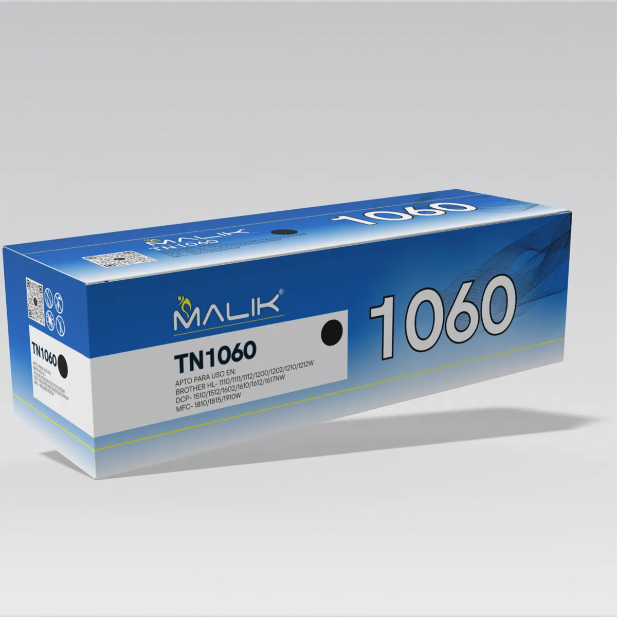 MALIK - Toner TN-1060 / 1050 negro para Brother MFC-1810E