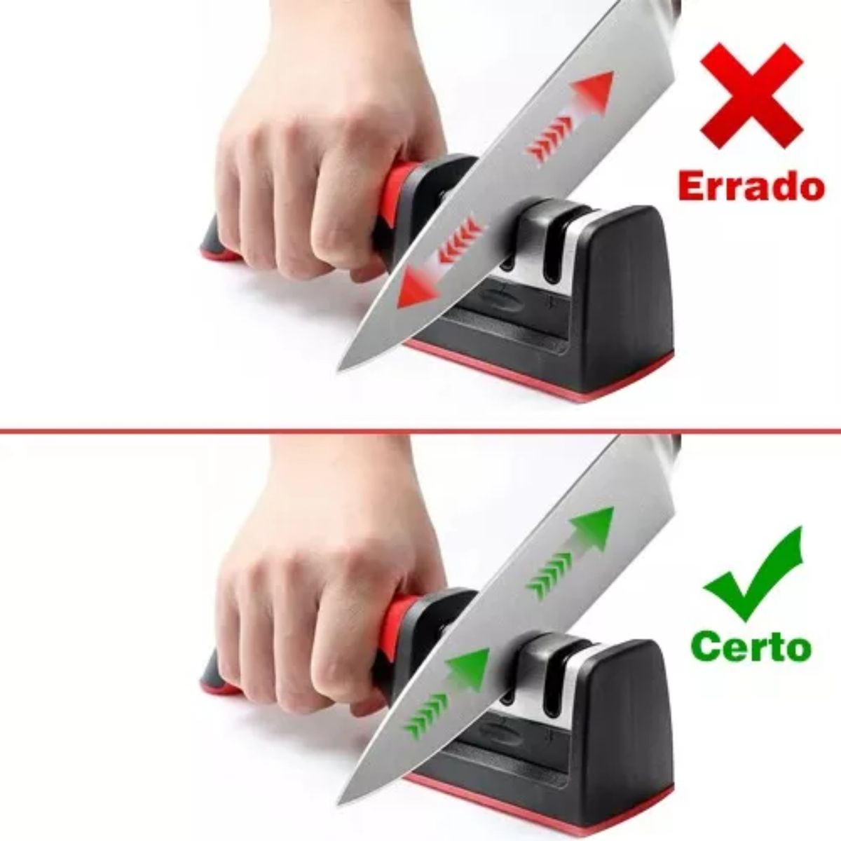 MOVI - Afilador de Cuchillos 3 en 1 – Precisión, Seguridad y Comodidad