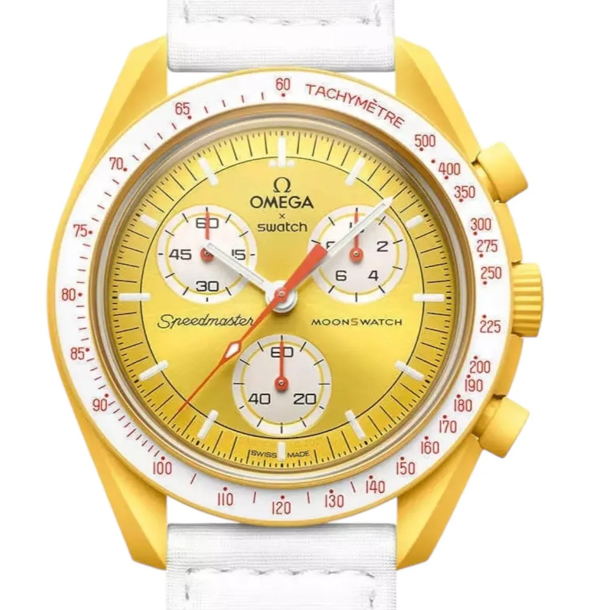 SWATCH - Reloj Swatch Unisex Moonswatch Sun SO33J100