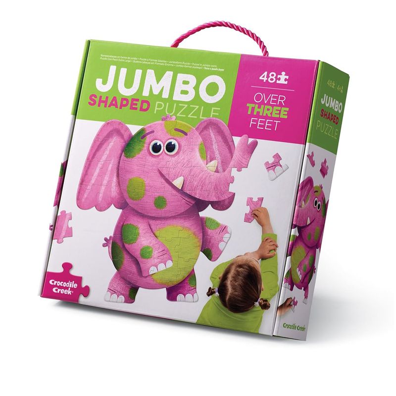 CROCODILE CREEK - Puzzle Jumbo Elefante 48pcs Crocodile Creek