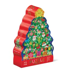 CROCODILE CREEK - Puzzle Árbol de Navidad 24pcs