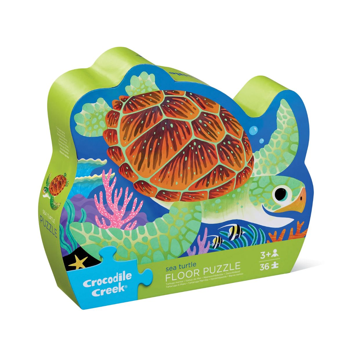 CROCODILE CREEK - Puzzle Tortuga Marina 36pcs Crocodile Creek