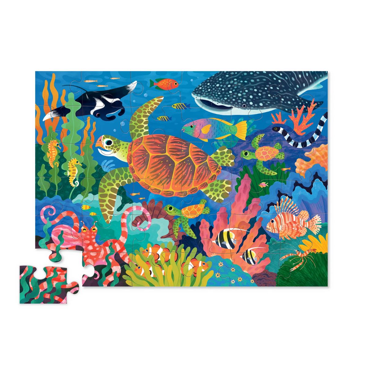 CROCODILE CREEK - Puzzle Tortuga Marina 36pcs Crocodile Creek