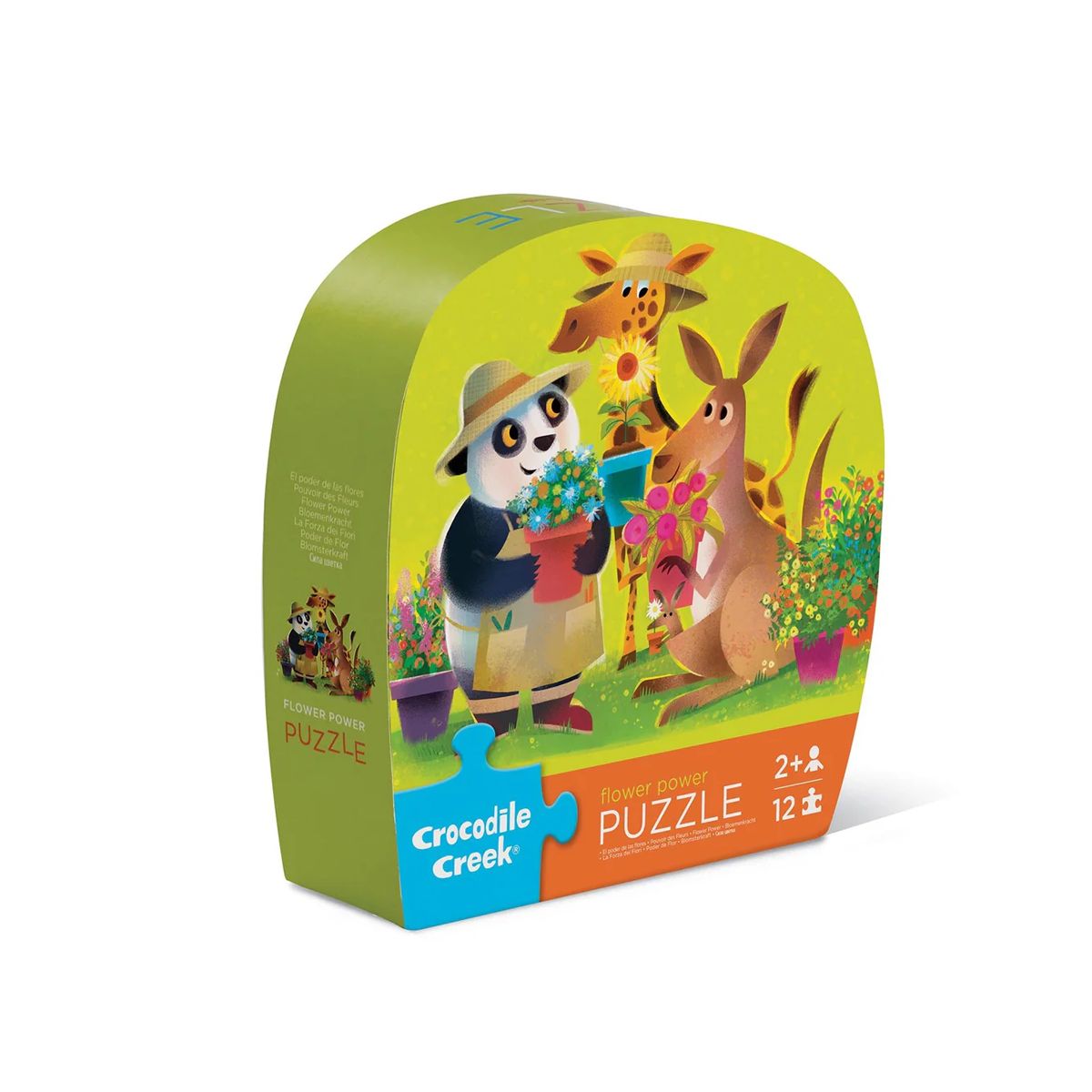 CROCODILE CREEK - Mini Puzzle Poder de las Flores 12pcs Crocodile Creek