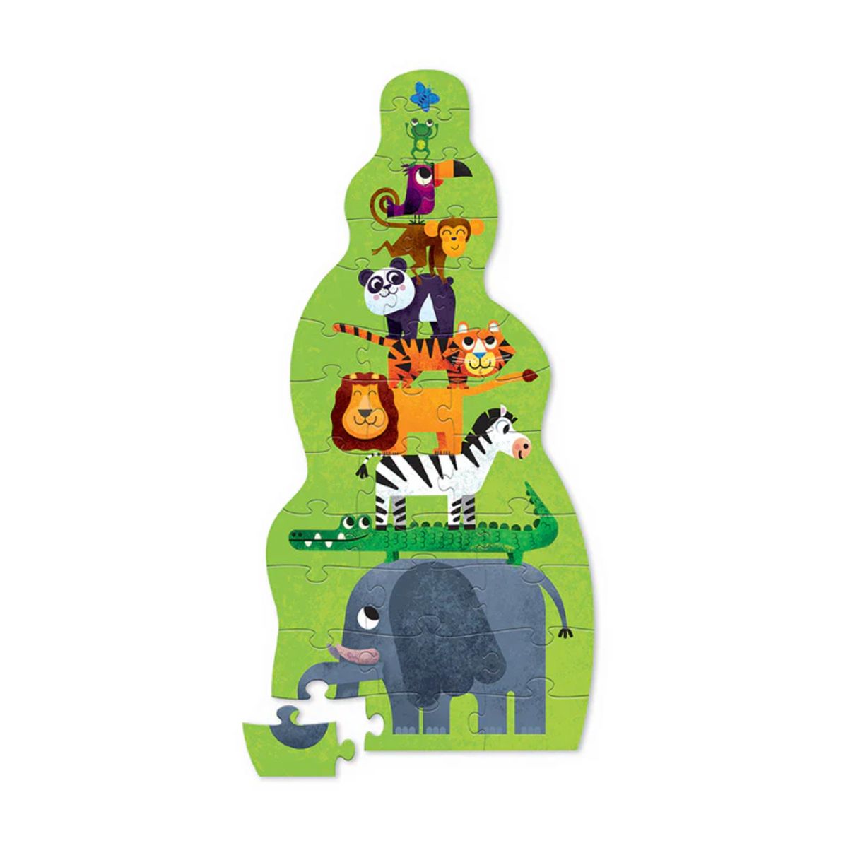 CROCODILE CREEK - Puzzle Vertical del la Jungla 30pcs Crocodile Creek