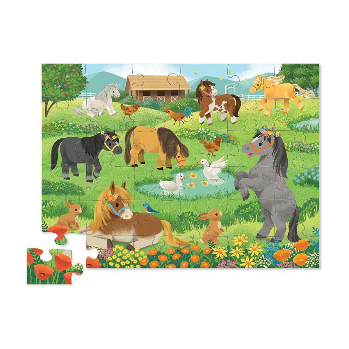 CROCODILE CREEK - Puzzle Ponies 36pcs Crocodile Creek