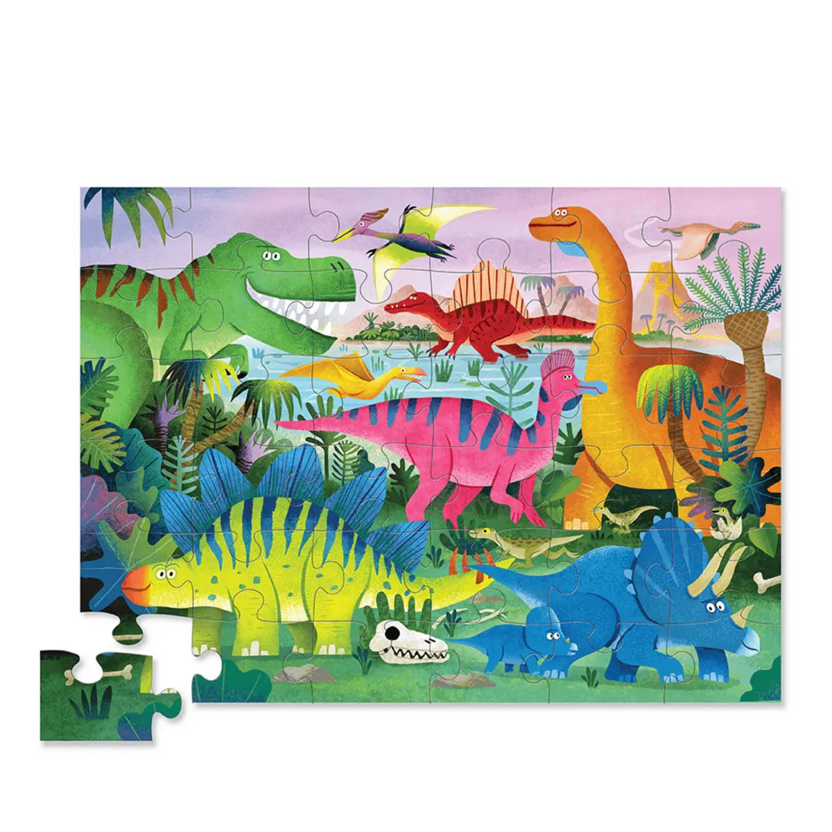 CROCODILE CREEK - Puzzle Dino Land 36pcs Crocodile Creek