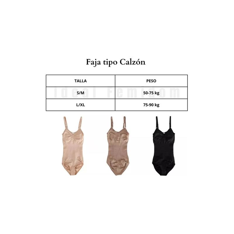 MPROPIA - Body Mujer Ajustable Modelador. Compresión Calce Comodo 826